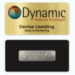 1.5 x 3 Name Badge - Magnet Back - 3