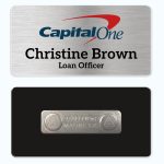1.5 x 3 Name Badge - Magnet Back - 4