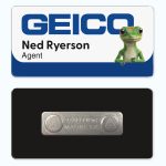 1.5 x 3 Name Badge - Magnet Back - 5