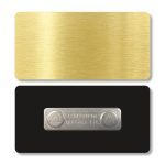 1.5 x 3 Name Badge - Magnet Back - 6