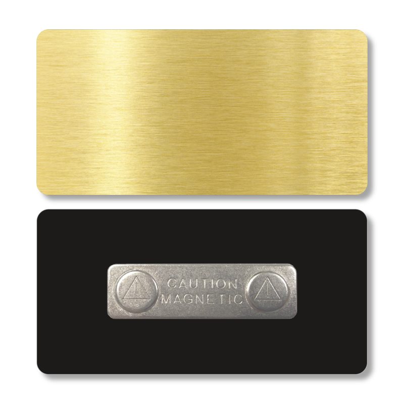 1.5 x 3 Name Badge - Magnet Back - 6