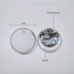 2" Round Shape LED Acrylic Glowing Badge LED Name Tag - 3