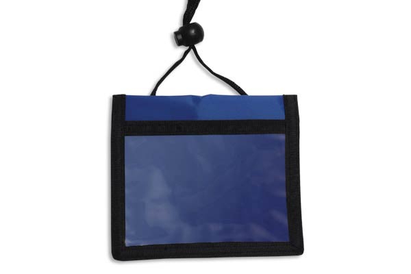 3-Pocket Credential Wallet w/Adjustable Neck Cord