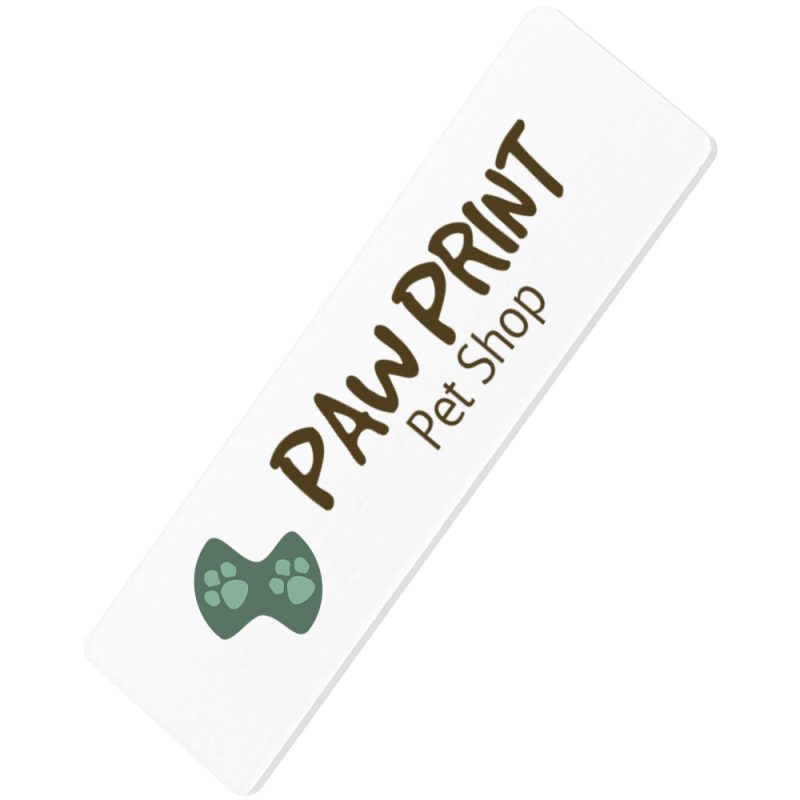 3" x 1" Digitally Printed Name Badge - 3