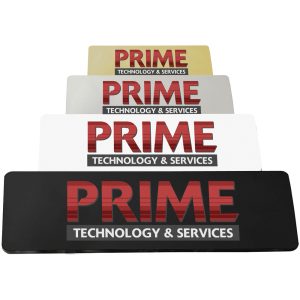 3" x 1" Metal Name Badge