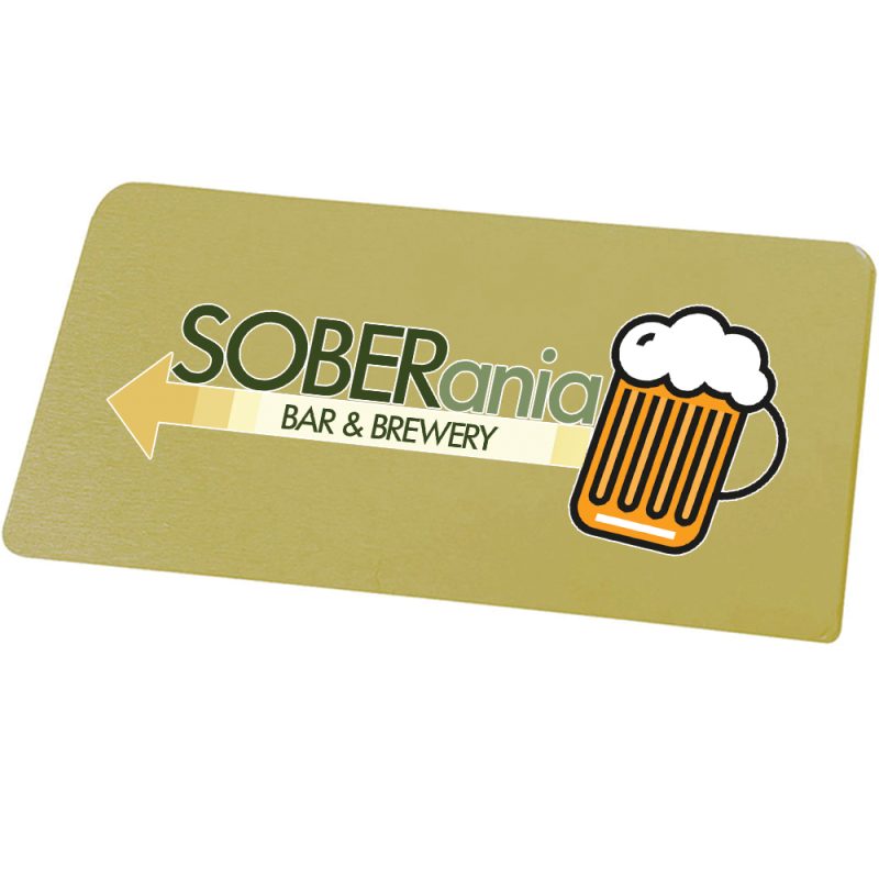 3" x 2" Metal Name Badge - 3