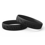 3/4" Wide Silicone Wristband - 1