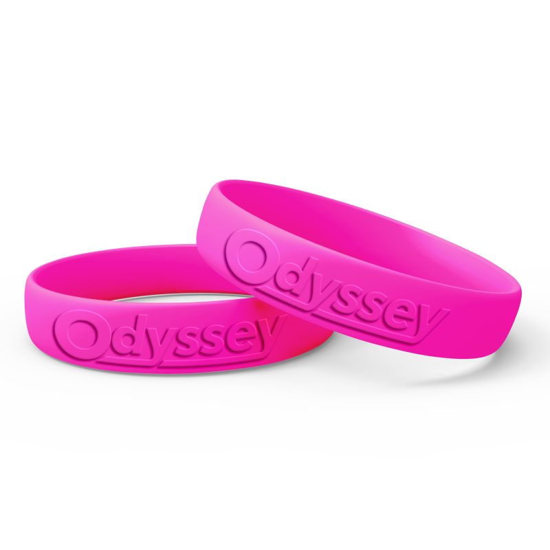 3/4" Wide Silicone Wristband - 3