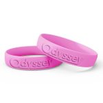 3/4" Wide Silicone Wristband - 6