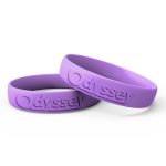 3/4" Wide Silicone Wristband - 7