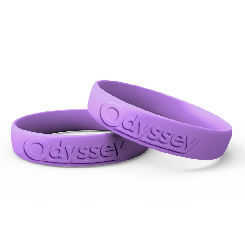 3/4" Wide Silicone Wristband - 7