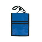 600 Denier Polyester Multi Pocket Neck Wallet Trade Show Badge Holder - 1