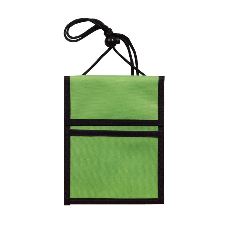 600 Denier Polyester Multi Pocket Neck Wallet Trade Show Badge Holder - 4