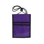 600 Denier Polyester Multi Pocket Neck Wallet Trade Show Badge Holder - 5