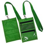 600D or 210D/PVC Neck Wallet with Heat transfer Print - 1