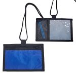 6.7"x 4.8" Neck Wallet with Clear Window and Zipper Pocket - 1