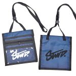 7"x5.6" Polyester Neck Wallet with Screen Print Logo