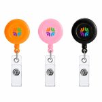 ABS Retractable Credential Reel With Swivel Clip