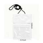 Adjustable Lanyard Card Holder Neck Wallet with Zipper - 1