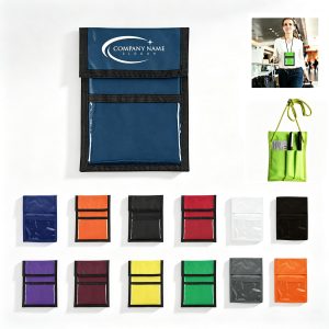 Adjustable Lanyard Card Holder Neck Wallet with Zipper