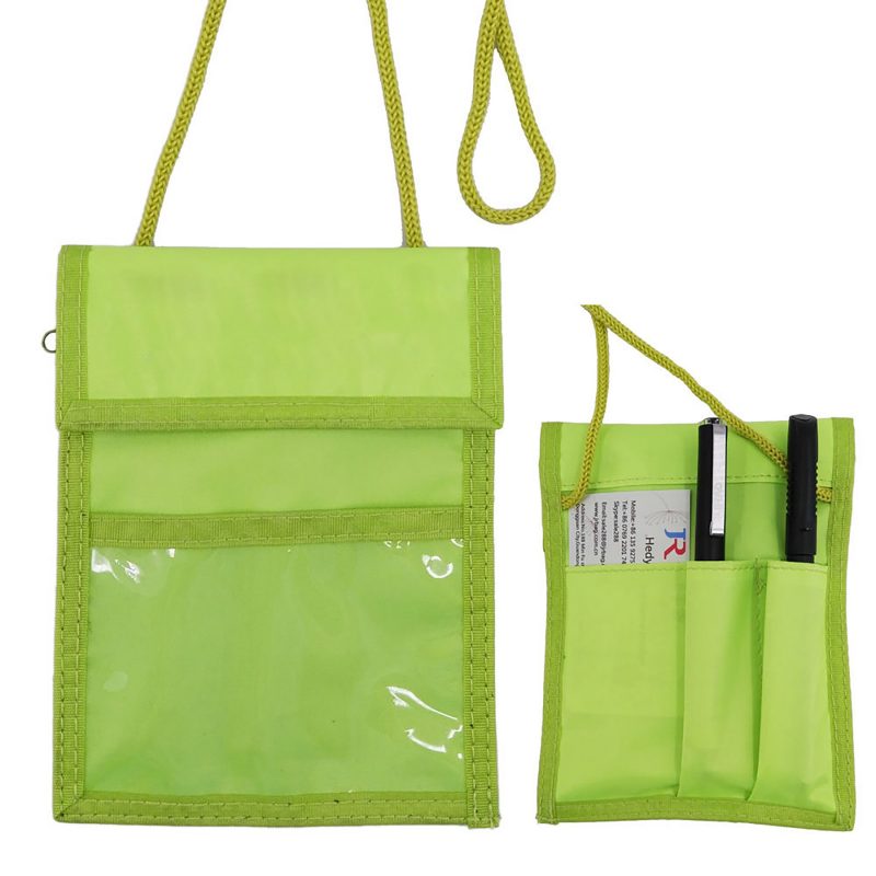 Adjustable Lanyard Card Holder Neck Wallet with Zipper - 4