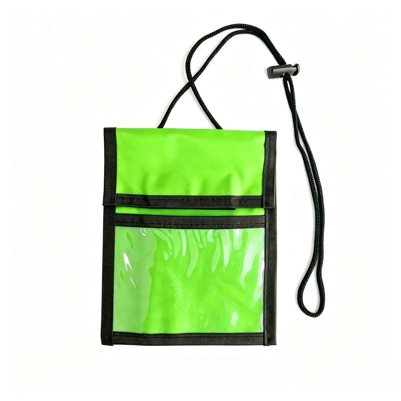 Adjustable Lanyard Card Holder Neck Wallet with Zipper - 7