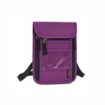 Adjustable Neck Strap Travel Pouch Neck Wallet RFID Blocking - 4