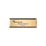 Aspen Metal Executive Name Badge (Standard Size 1" x 3")