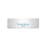 Aspen Metal Name Badge (Custom sized between 0 and 3 sq. in.) - 1