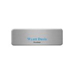 Aspen Metal Name Badge (Custom sized between 0 and 3 sq. in.) - 3