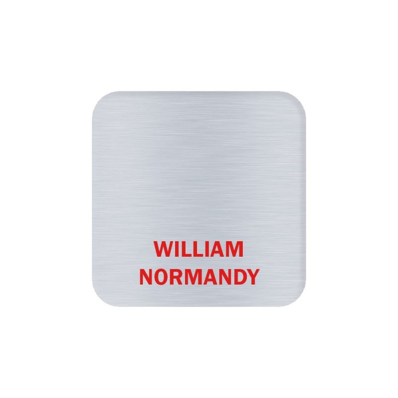 Aspen Metal Name Badge (Custom sized between 3 and 6 sq. in.) - 3