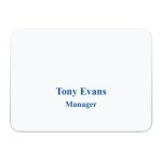 Aspen Metal Name Badge (Custom sized between 6 and 9 sq. in.) - 1