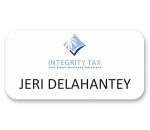 Athena Aluminum Metal Personalized Name Badge (1.5"x3") - 2