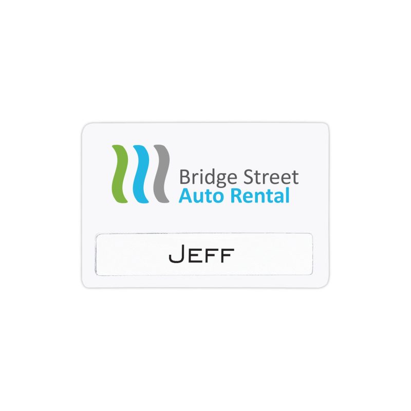 Atlanta Reusable Economy Name Badge (Standard Size 3" x 2")
