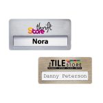 Atlanta Reusable Vogue Name Badge (Standard Size 3" x 1-1/2")