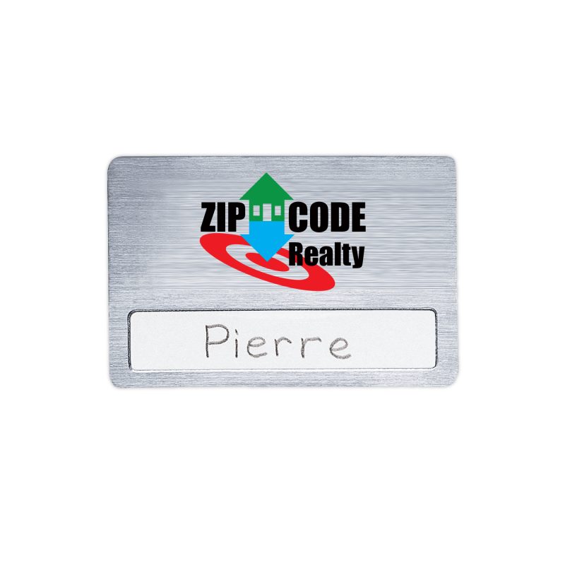 Atlanta Reusable Vogue Name Badge (Standard Size 3" x 2")