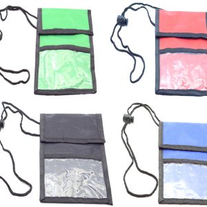 Blank Event Badge Holder Pouch Neck Wallet