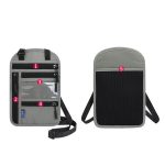 Blocking Stash Neck Wallet Travel Pouch Passport Holder - 4