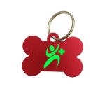 Bone Shaped Aluminum Pet Name Tag - 5