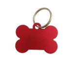 Bone Shaped Aluminum Pet Name Tag - 6