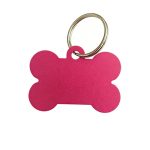 Bone Shaped Aluminum Pet Name Tag - 8