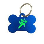 Bone Shaped Aluminum Pet Name Tag - 9
