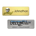 Chaos Full Color Plastic Name Badge (1"x3") - 1