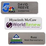 Chaos Full Color Plastic Name Badge (1"x3")
