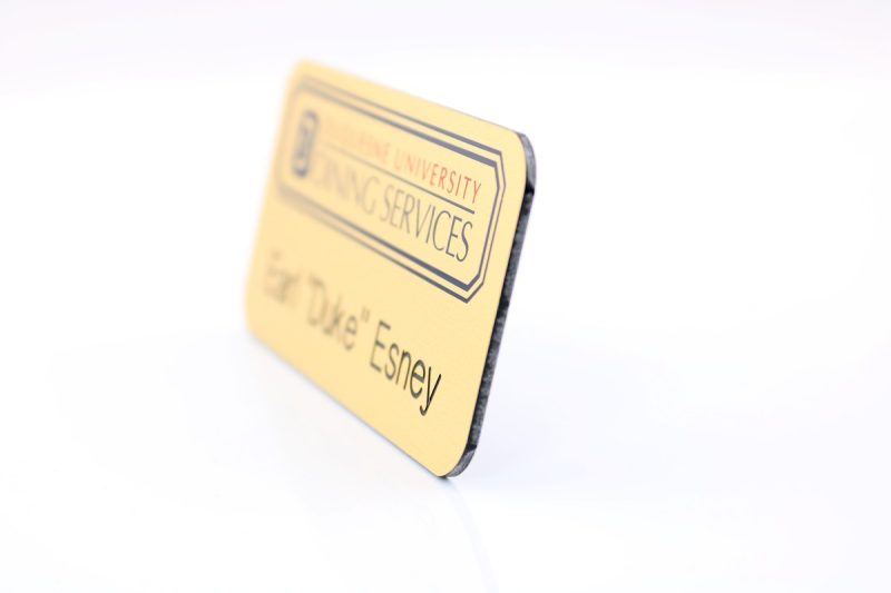 Chaos Full Color Plastic Name Badge (1"x3") - 2