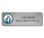 Chaos Full Color Plastic Name Badge (1"x3") - 3