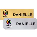 Charleston Plastic Express Name Badge (Standard Size 1" x 3")