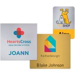 Charleston Plastic Name Badge (Custom sized between 0 and 3 sq. in.)
