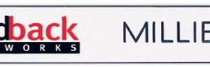 Chicago Plastic Name Badge (Custom sized between 0 and 3 sq. in.)