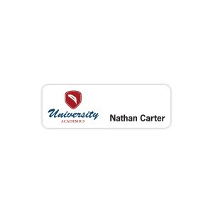 Chicago Plastic Standard Name Badge (Standard Size 1" x 3")